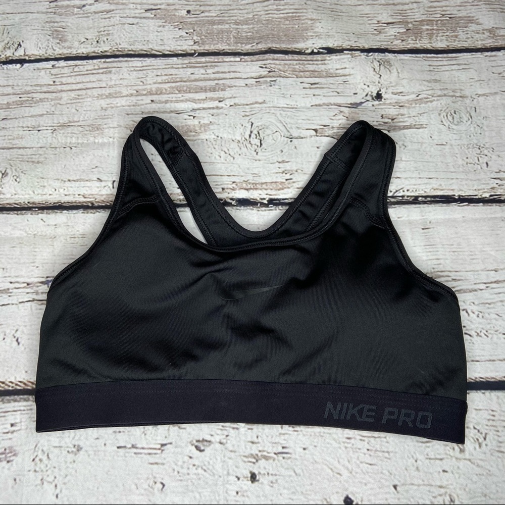Nike Pro Black Sport Bra Size S